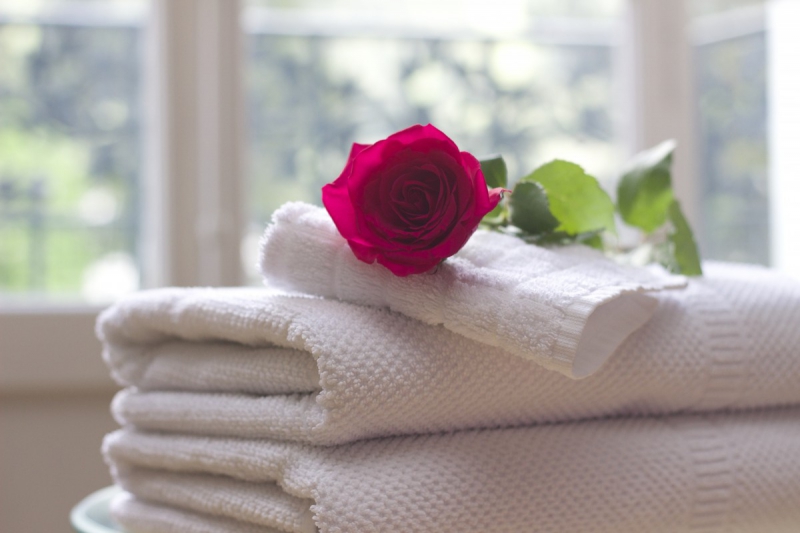 hotel-LA ROQUE EN PROVENCE-min_towel_rose_clean_care_salon_spa_white_bath-731641